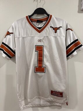 Colosseum White University of Texas Longhorns Jersey Youth Large
